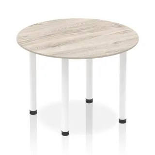 Impulse Round Table With Post Leg