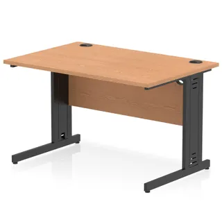 Impulse Straight Desk Cable Managed Leg