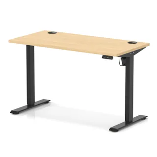 OE - Air Lite Height Adjustable Slimline Desk With Cable Ports