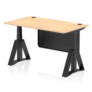 Air Height Adjustable Desk With Cable Ports