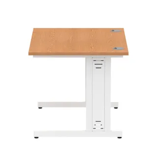 Impulse Straight Desk Cable Managed Leg