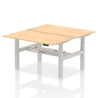 OE - Air Back-to-Back Height Adjustable Bench Desk - 2 Person