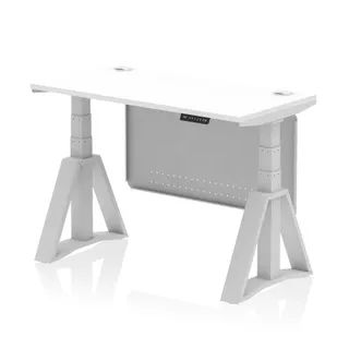 Air Height Adjustable Slimline Desk With Cable Ports