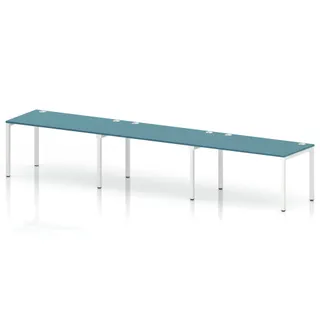 Impulse Single Row Bench Desk - 3 Person