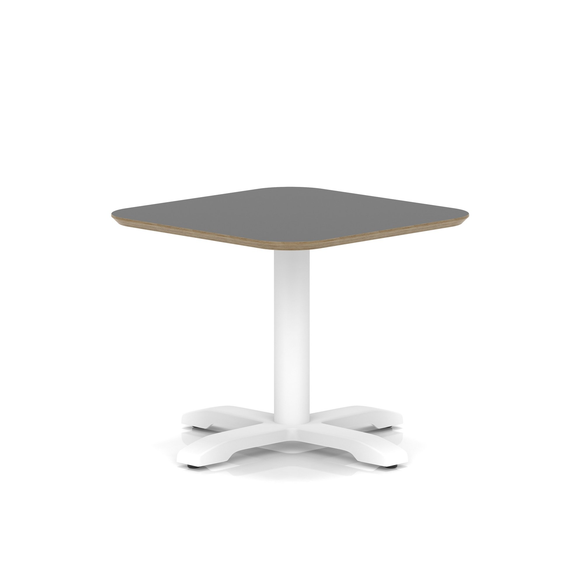 Brixworth Square Coffee Table With Cross Base