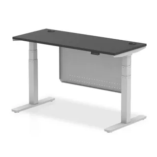 Air Height Adjustable Slimline Desk With Cable Ports