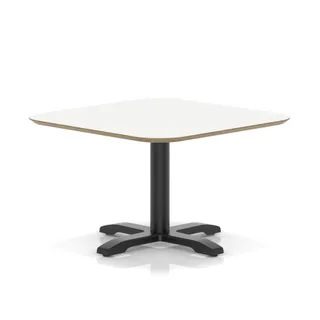 Brixworth Square Coffee Table With Cross Base