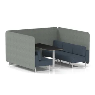 Brixworth Bench Booth in Two Tone