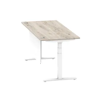 Air Height Adjustable Desk With Cable Ports