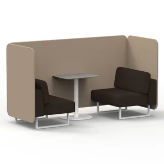Brixworth Bench Booth in Two Tone