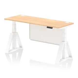 Air Height Adjustable Slimline Desk With Cable Ports