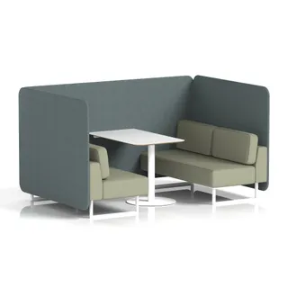 Brixworth Bench Booth in Two Tone