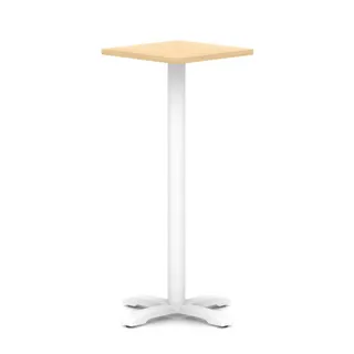 EE - Italia Square Poseur Table With Cross Base