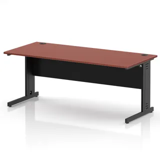 Impulse Straight Desk Cable Managed Leg