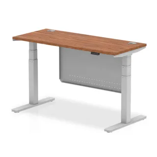 Air Height Adjustable Slimline Desk With Cable Ports