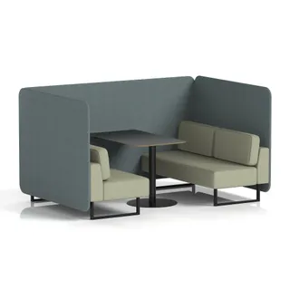 Brixworth Bench Booth in Two Tone