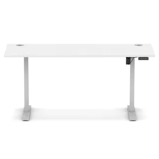 Air Lite Height Adjustable Slimline Desk With Cable Ports