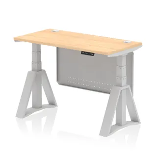 Air Height Adjustable Slimline Desk With Cable Ports