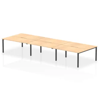 Evolve Plus B2B Bench Desk - 6 Person