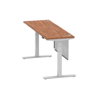 Air Height Adjustable Slimline Desk With Cable Ports