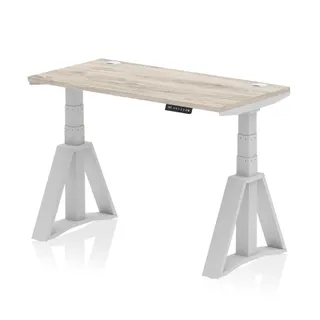 Air Height Adjustable Slimline Desk With Cable Ports