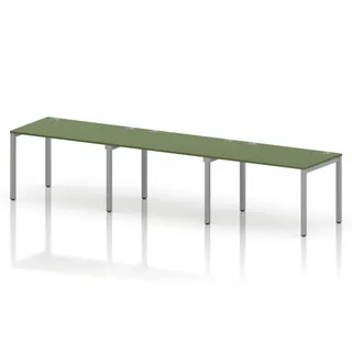 Impulse Single Row Bench Desk - 3 Person