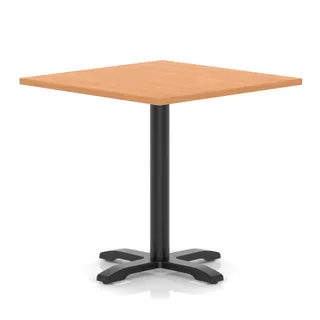 EE - Italia Square Poseur Table With Cross Base