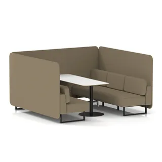 Brixworth Bench Booth in Single Tone