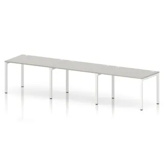 Impulse Single Row Bench Desk - 3 Person