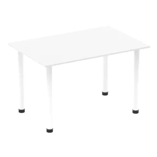Impulse Straight Table With Post Leg