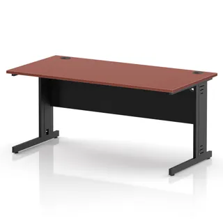 Impulse Straight Desk Cable Managed Leg