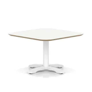 Brixworth Square Coffee Table With Cross Base