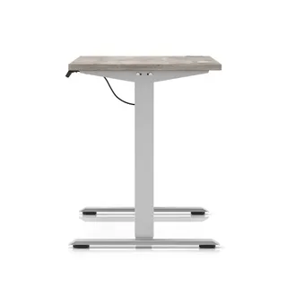 Air Lite Height Adjustable Slimline Desk With Cable Ports