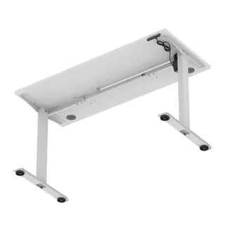 Air Lite Height Adjustable Slimline Desk With Cable Ports