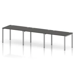 Impulse Single Row Bench Desk - 3 Person