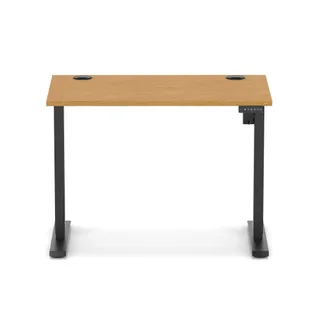 Air Lite Height Adjustable Slimline Desk With Cable Ports