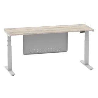Air Height Adjustable Slimline Desk With Cable Ports