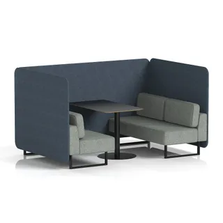 Brixworth Bench Booth in Two Tone