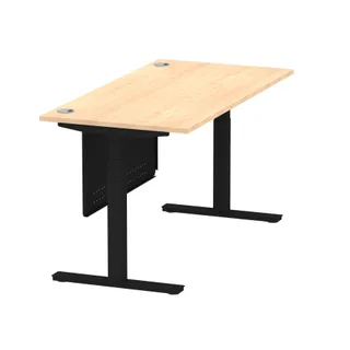 Air Height Adjustable Desk With Cable Ports