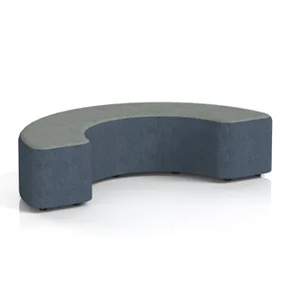 EE - Harlestone Curved Stool in Two Tone