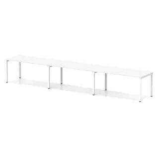 Evolve Plus Single Row Bench Desk - 3 Person