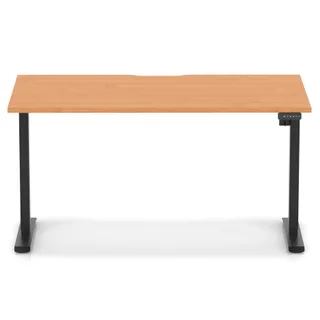 Air Lite Height Adjustable Desk With Scalloped Edge