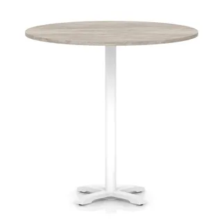 Italia Round Poseur Table With Cross Base