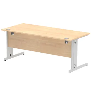 Impulse Straight Desk Cable Managed Leg