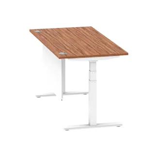 Air Height Adjustable Desk With Cable Ports