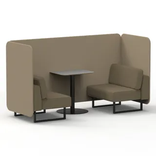 Brixworth Bench Booth in Two Tone