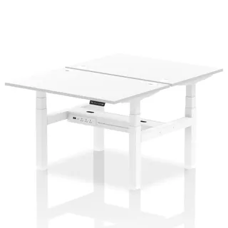 OE - Air Back-to-Back Height Adjustable Bench Desk - 2 Person