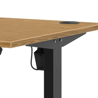 Air Lite Height Adjustable Desk With Cable Ports