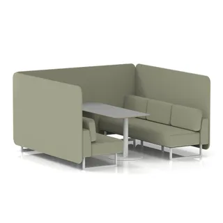 Brixworth Bench Booth in Single Tone