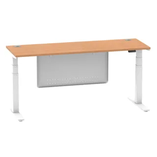 Air Height Adjustable Slimline Desk With Cable Ports